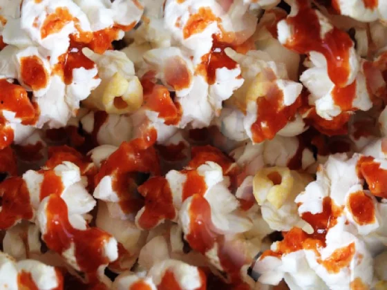 Palomitas con salsa